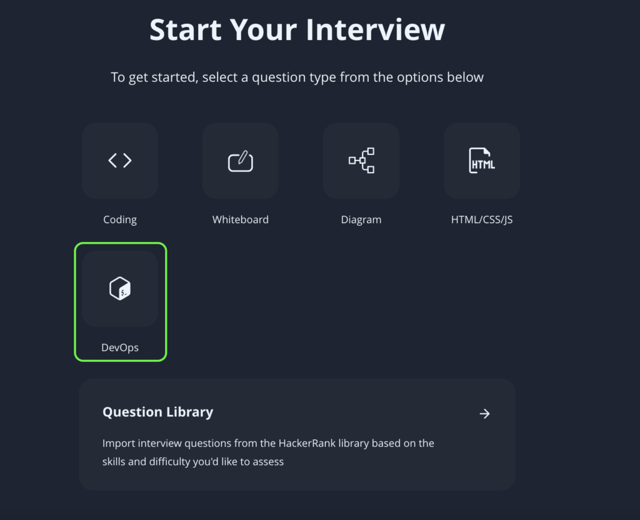 HackerRank DevOps Tile