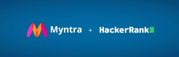 Myntra and Hackerrank's logos