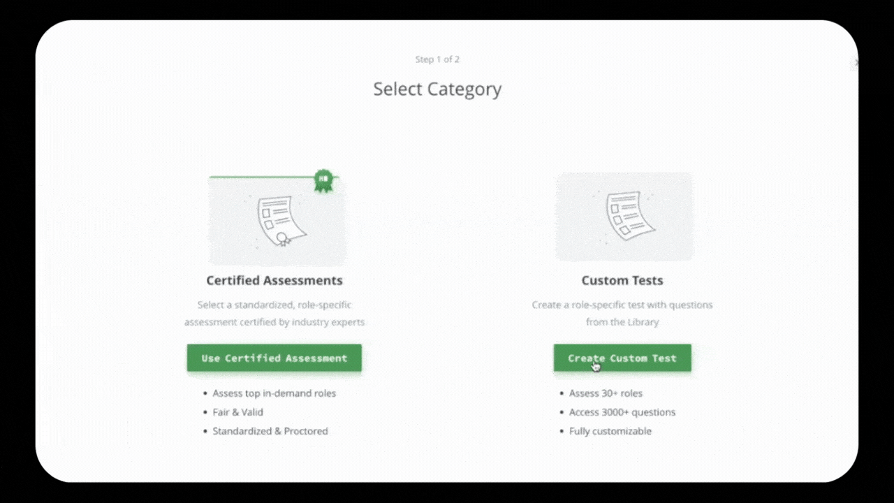 Selecting Certified Assessments