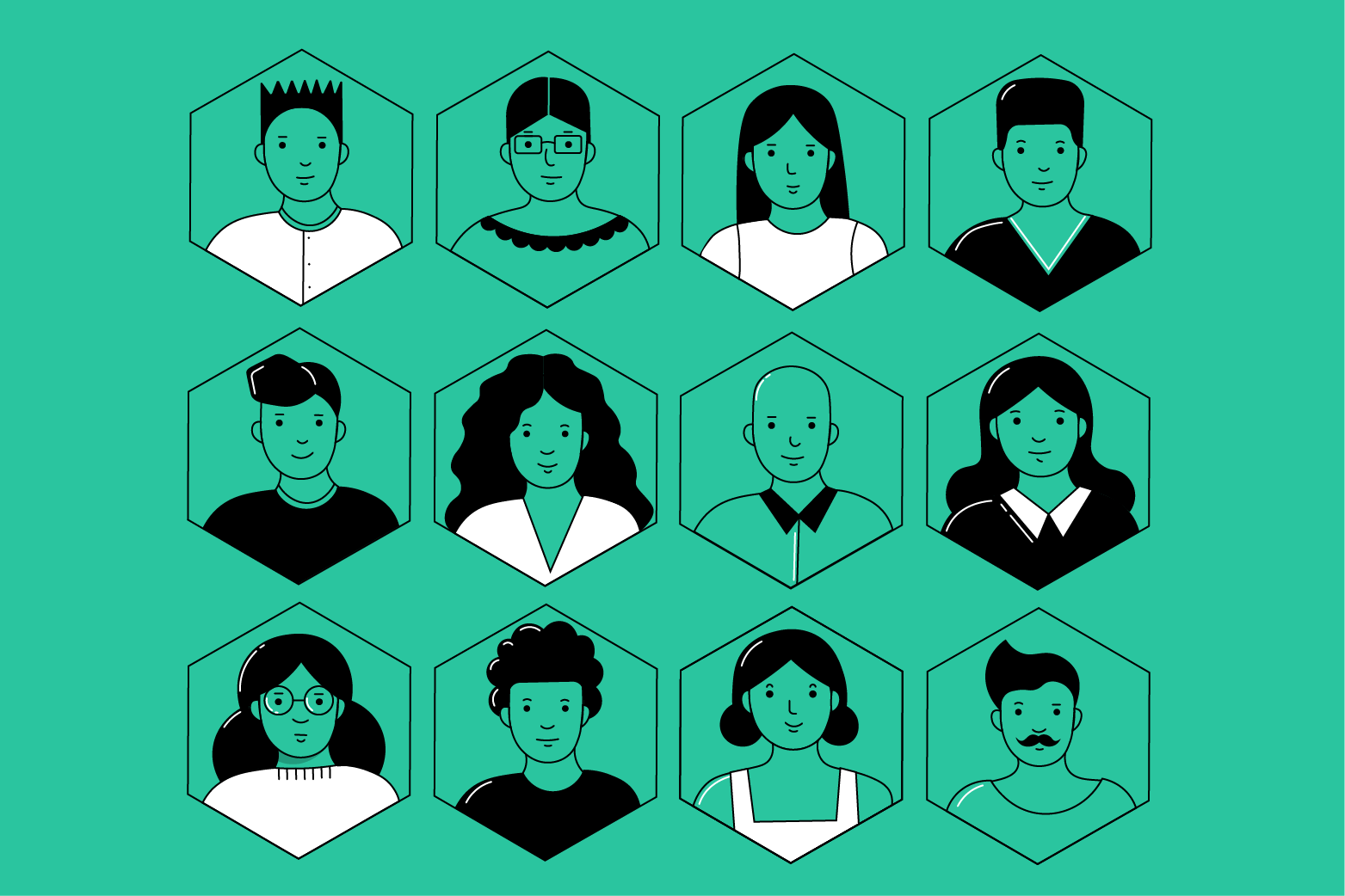 Full-stack developer illustration