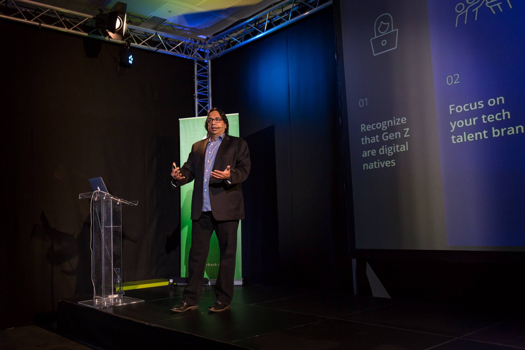 HackerRank SVP of Customer Success Gaurav Verma at HR.main() London