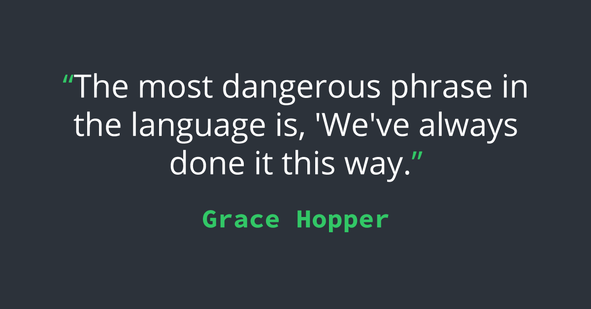 What the World Would Look Like Without Grace Hopper HackerRank Blog