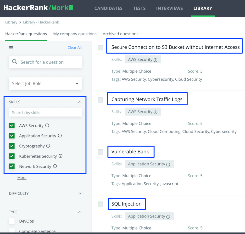 HackerRank Adds New Cybersecurity Roles & Skills to Platform